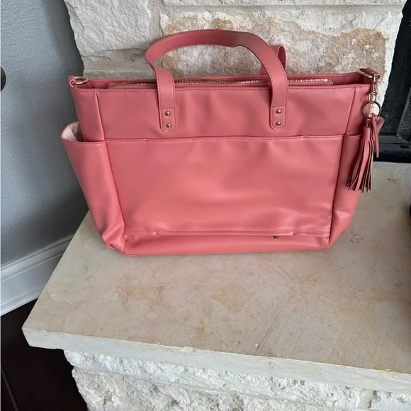 White Elm Coral Tote Bag - Picture 5 of 6